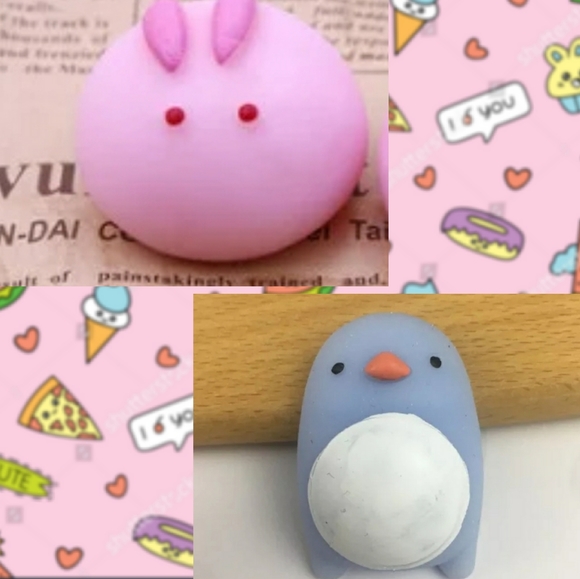 Accessories - 🐰 bunny & 🐧penguin Mochiii squishes